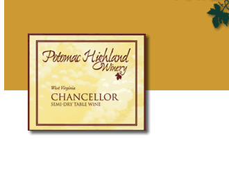 Potomac Highland Winery Chancellor label